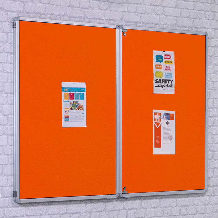 Accents Tamperproof Noticeboard - Double Doors