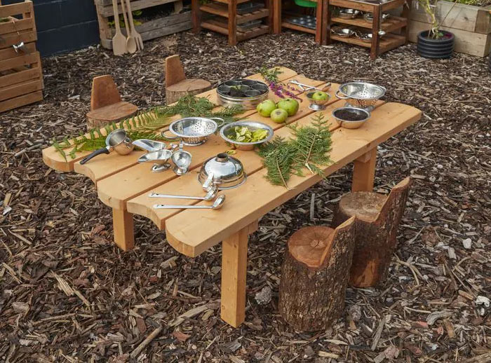 Rustic Kitchen Work Table 