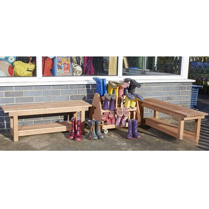 Outdoor Shoe Benches (2Pk)