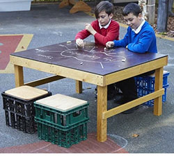 KS1 Nesting Crate Chalk Table 