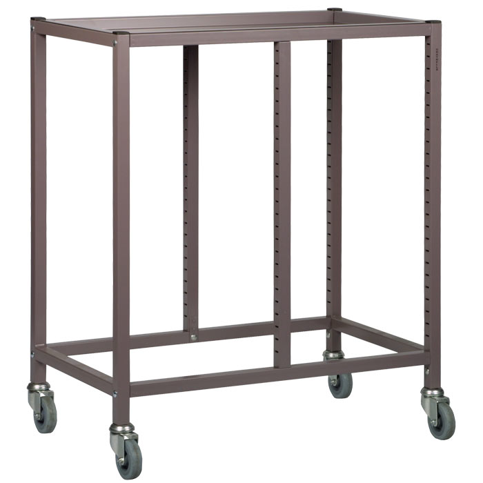 Gratnells Low Height Empty Double Column Trolley - 860mm (holds 12 shallow trays or equivalent)