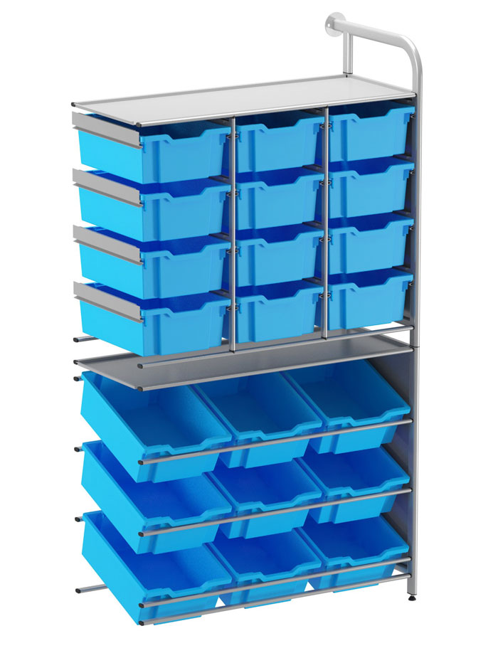 Callero Custom - Pick Store Add On Unit (9 Tilting Deep & 12 Deep Trays)