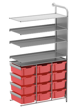 Callero Custom - Display Store Add On Unit (12 Deep Trays)