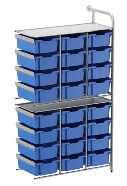 Callero Custom - Tall Store Add On Unit (24 Deep Trays)