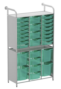 Callero Custom - Flexi Store Unit (4 Jumbo/4 Deep & 16 Shallow/4 Deep Trays)