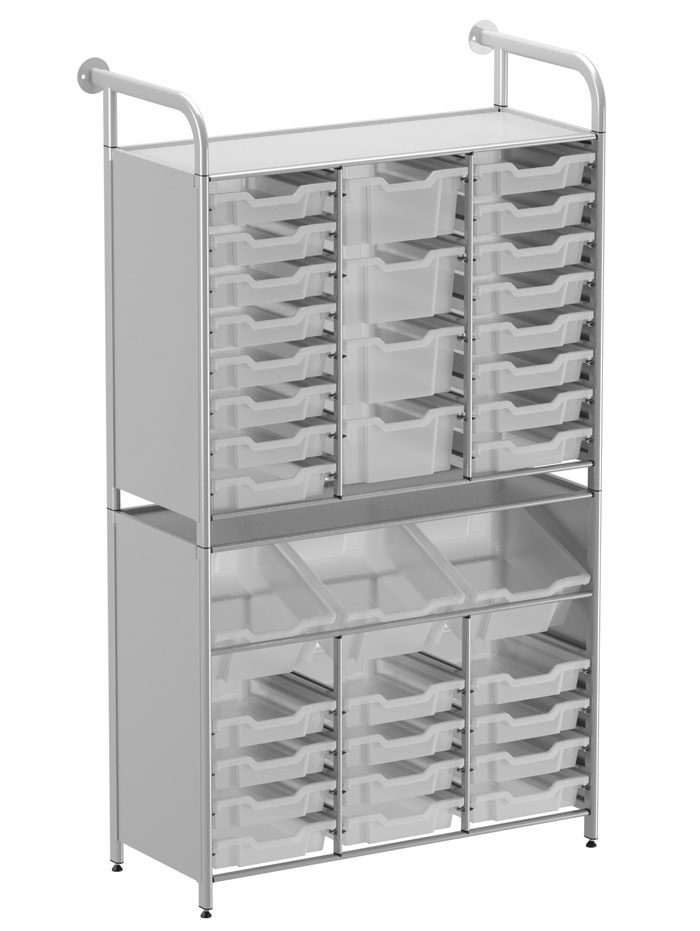 Callero Custom - Maker Tall Unit (3 Deep/12 Shallow & 16 Shallow/4 Deep Trays)