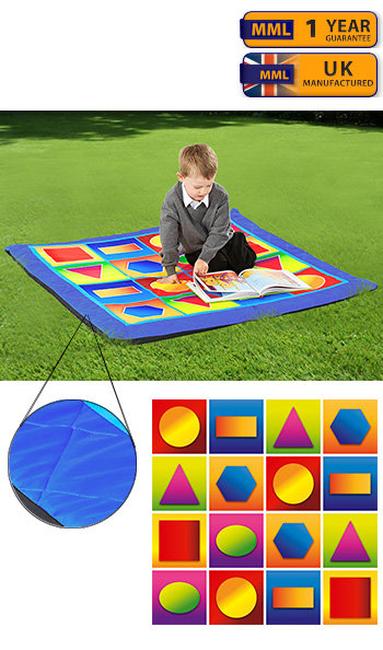 Indoor/Outdoor Geometric Mat - 1200 x 1200mm