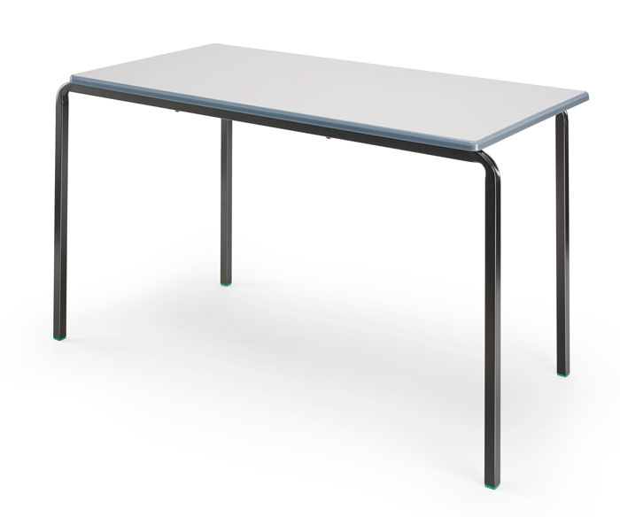 Contract Range Moulded Edge - Crush Bent Rectangular Classroom Table - 1200mm x 600mm