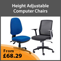 Height Adjustable Computer Chairs