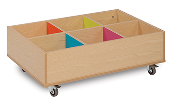 Bubblegum Range - 6 Bay Kinderbox with Wheels