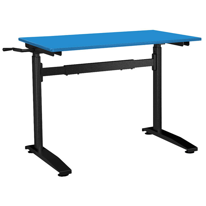 HA600 Height Adjustable Table - MDF Top And 2mm Buro Strip Edging 