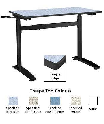 HA600 Height Adjustable Table - 16mm Solid Grade Trespa Top 