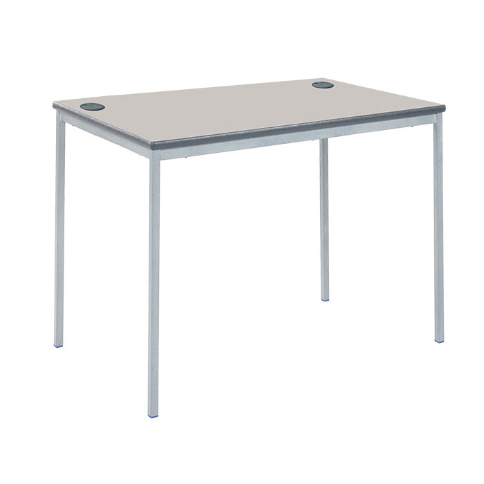 ClassCore Computer Rectangular Table with 2 Portholes - 1200 x 750mm