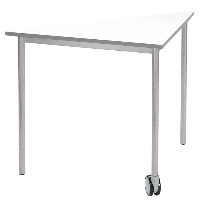 Whiteboard Tri Table - PU Edge with Castor