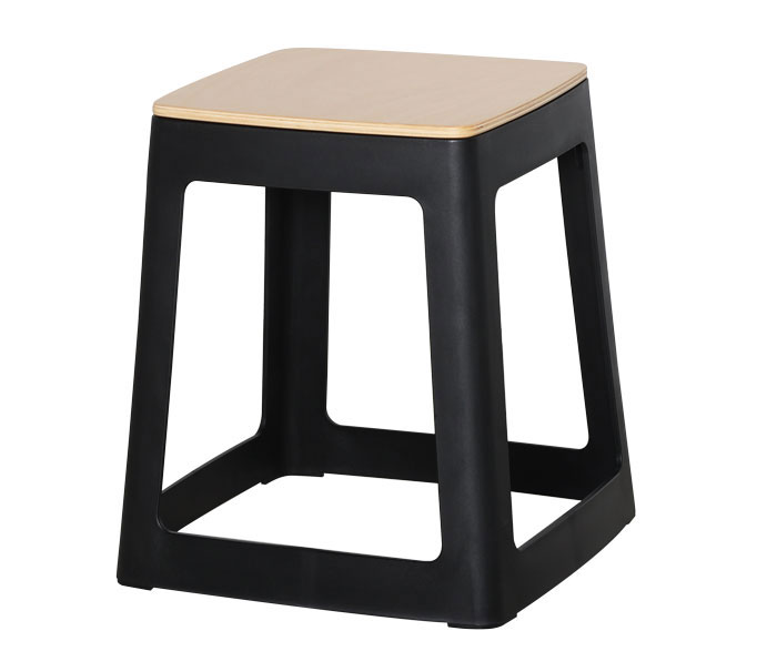 Origin Base Stool (Low) - Beech Ply Seat