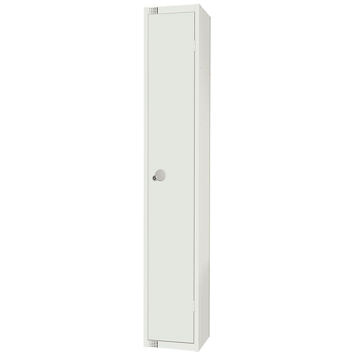 All White One Door Locker