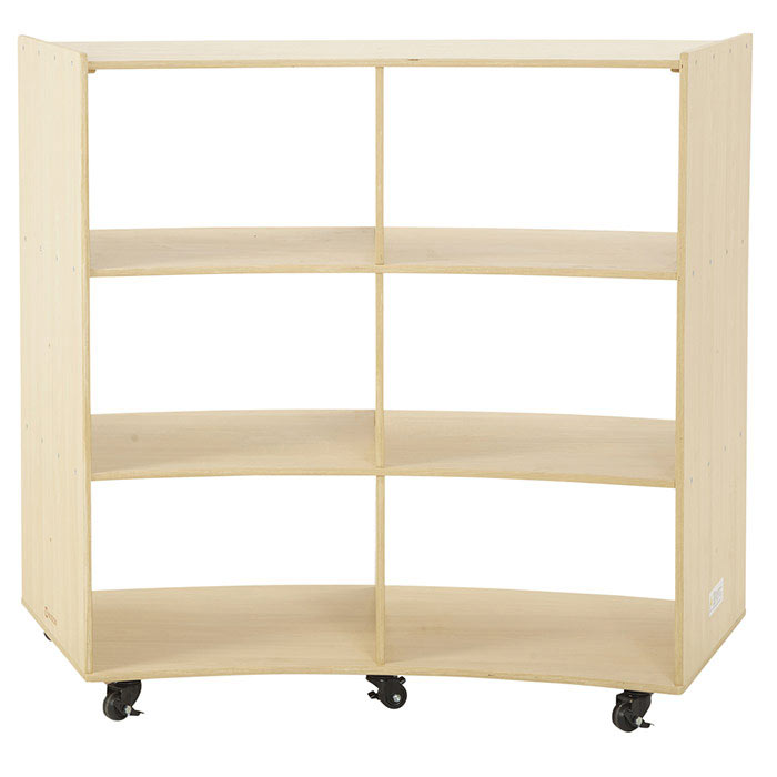 3 Shelf Curved Storage Unit