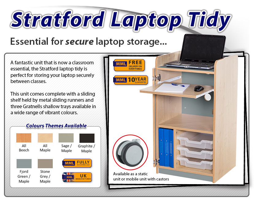 Stratford Laptop Tidy Graphic