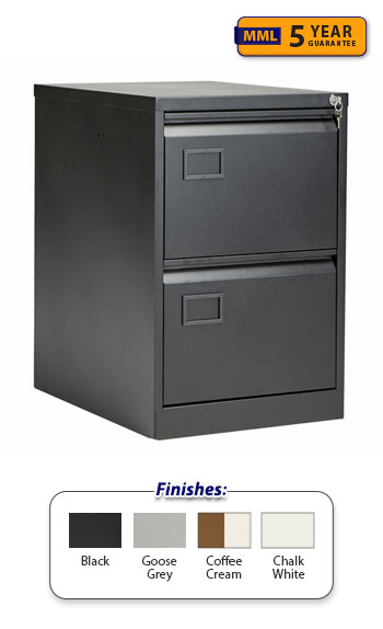 Bisley 2 Drawer Steel Filing Cabinet