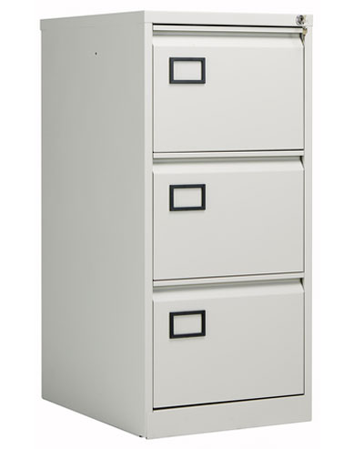 Bisley 3 Drawer Steel Filing Cabinet