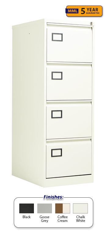 Bisley 4 Drawer Steel Filing Cabinet