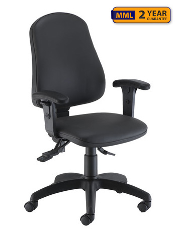 Calypso Ergo 2 Lever Office Chair with Lumbar Pump and Adjustable Arms