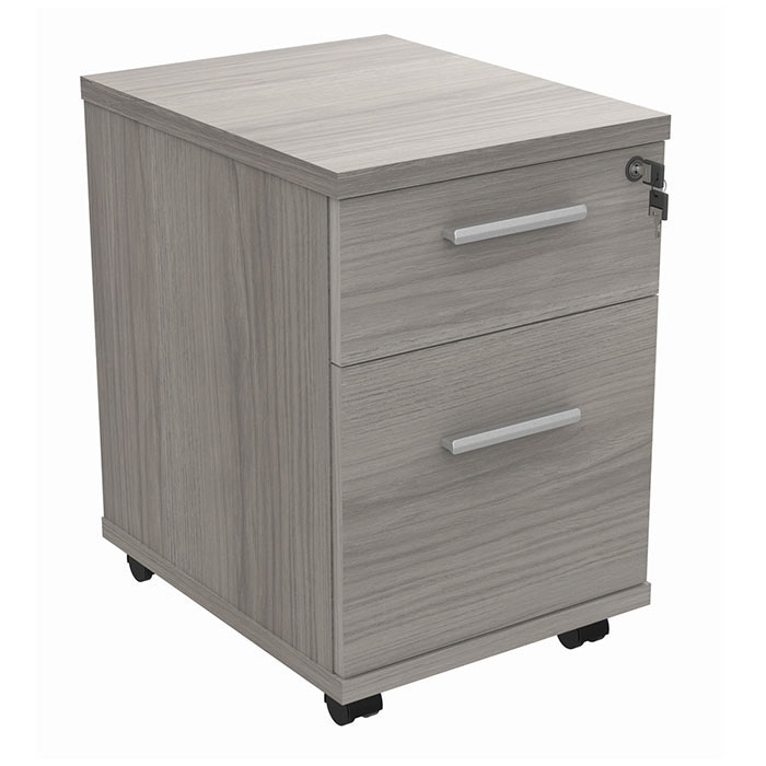 Mobile Under Desk Office Storage Unit - 2 Drawers