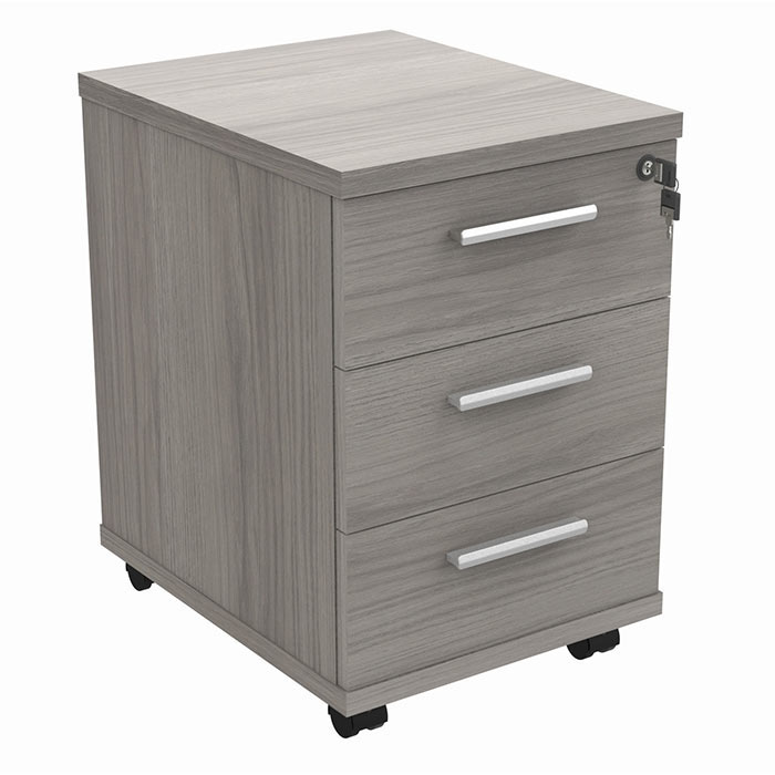 Mobile Under Desk Office Storage Unit - 3 Drawers