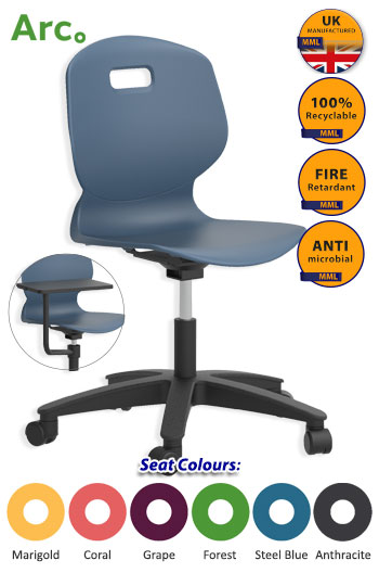 Titan Arc Height Adjustable Swivel Chair