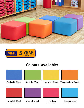 Acorn Primary Cube Foam Seats - (Set of Six)