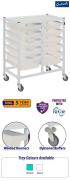 Gratnells Compact Medical Double Column Trolley Complete Set A - view 1