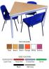 GOPAK Enviro Triangle Classroom Table - Optional Castor - view 1