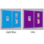 Accents Tamperproof Noticeboard - Double Doors - view 7