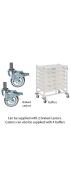 Gratnells Compact Medical Double Column Trolley Complete Set A - view 3