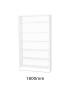 Sturdy Storage - White 1000mm Wide Bookcase - view 4