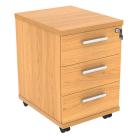 Mobile Under Desk Office Storage Unit - 3 Drawers - view 2