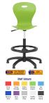 Origin Lotus Task Stool - Nylon Base with Glides - view 1