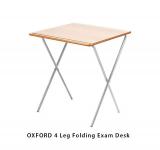 SPECIAL OFFER! - 24 OXFORD Folding Exam Desks + Trolley - view 2