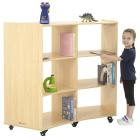 3 Shelf Curved Storage Unit - view 2