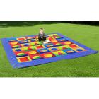 Indoor/Outdoor Geometric Mat - 3000 x 3000mm - view 1