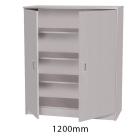 Sturdy Storage - Grey 1000mm Wide Premium Cupboard - view 2