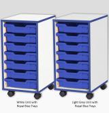 Jaz Storage Range - Single Width Shallow Tray Units - view 4