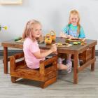 Windmill H Crate Chalk Table + H Crate Seats - view 2