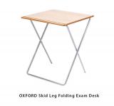 SPECIAL OFFER! - 24 OXFORD Folding Exam Desks + Trolley - view 3