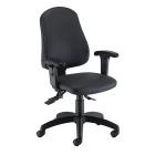 Calypso Ergo 2 Lever Office Chair with Lumbar Pump and Adjustable Arms - view 1