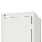 All White Five Door Locker - view 3