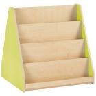 Bubblegum Double Sided Library Unit with 3 Tiered Fixed Shelves On Both Sides - view 3