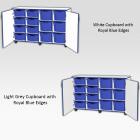 Jaz Storage Range - Quad Width Cupboard With Variety Trays - view 2