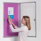 Accents Flameshield Tamperproof Noticeboard - Single Door - view 1