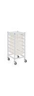 Gratnells Compact Medical Single Column Trolley Complete Set - view 2